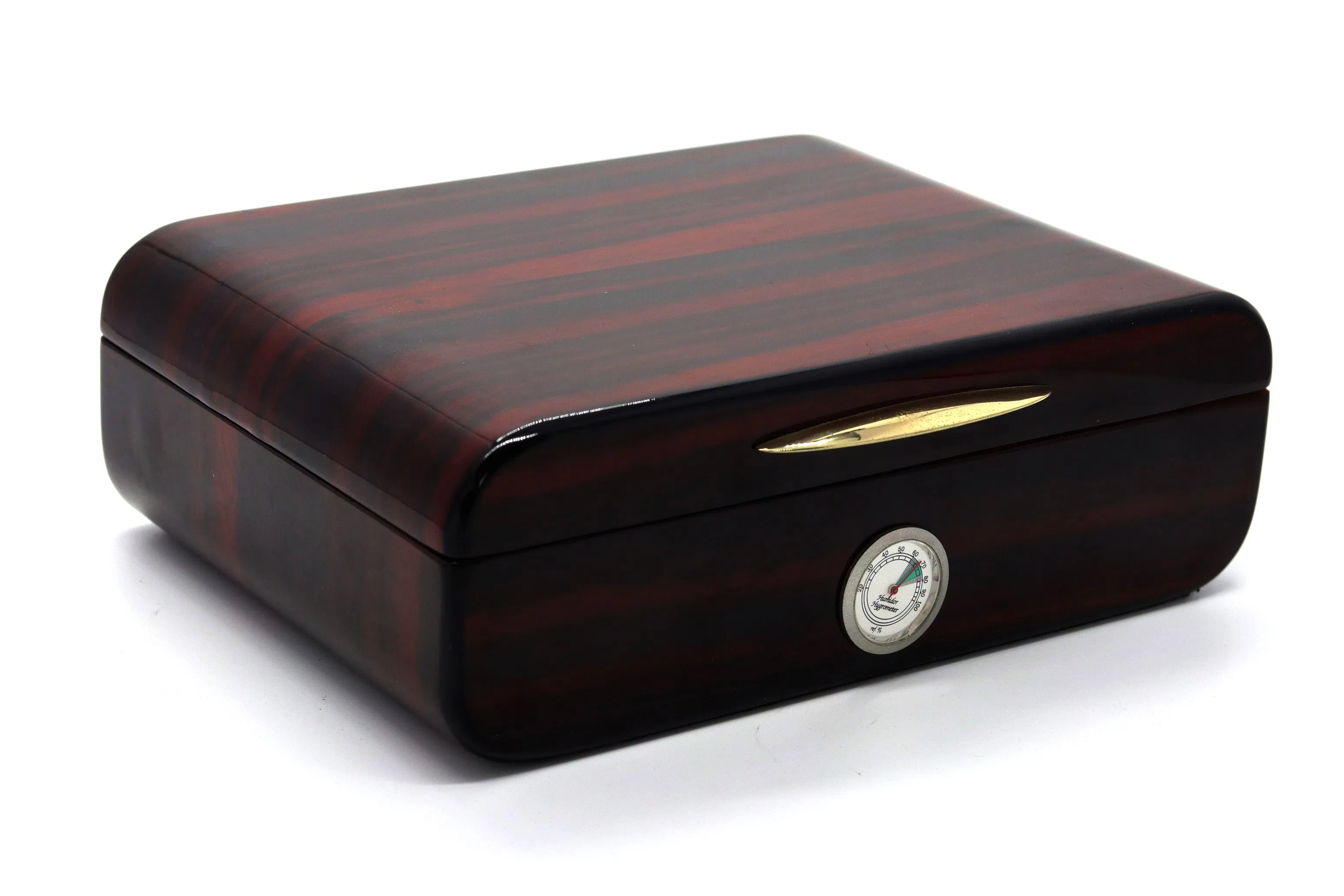Handmade Cedar Wood Cigar Humidor with Top Digital Hygrometer / Humidifier