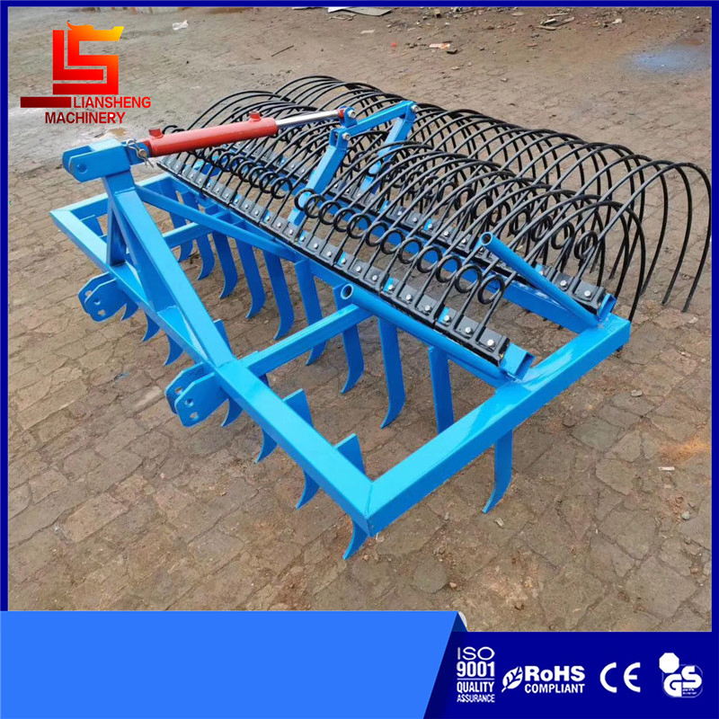Agricultural Plastic Film Collecting Machinery Plastic Film Recycling Picking Rake