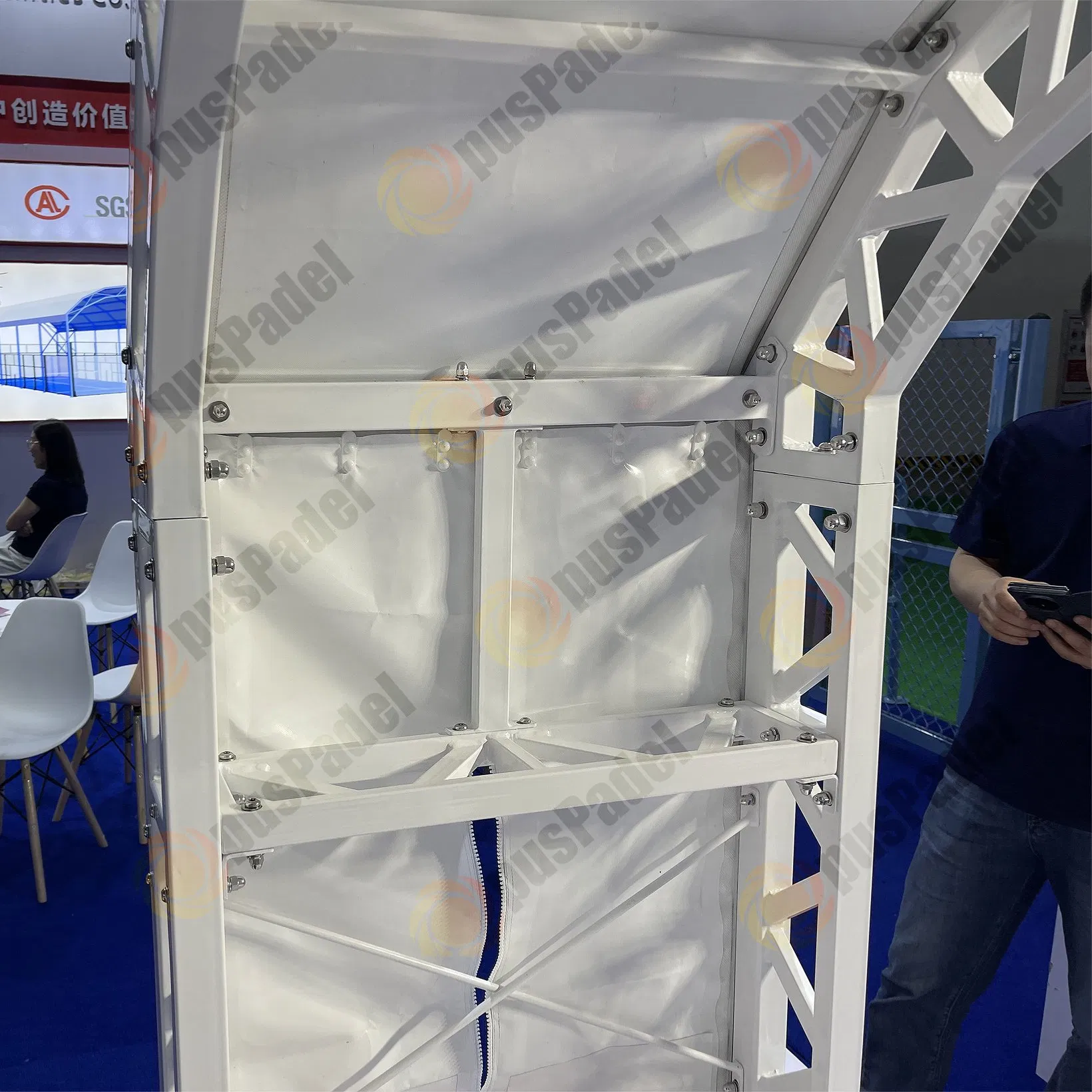 Sports Tent Field Equipment Paddle Tennis Court Cover Hide Padel Canopies From Sunlight Padel Ball Court Roof