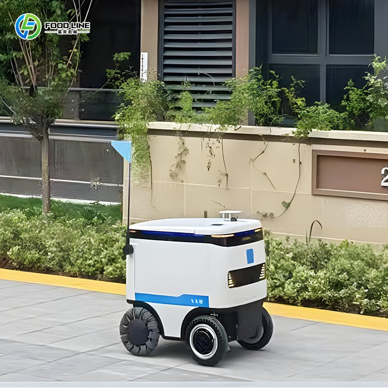 Low Price Smart Street Autonomous All-Round Contactless Outdoor Food Delivery Robot