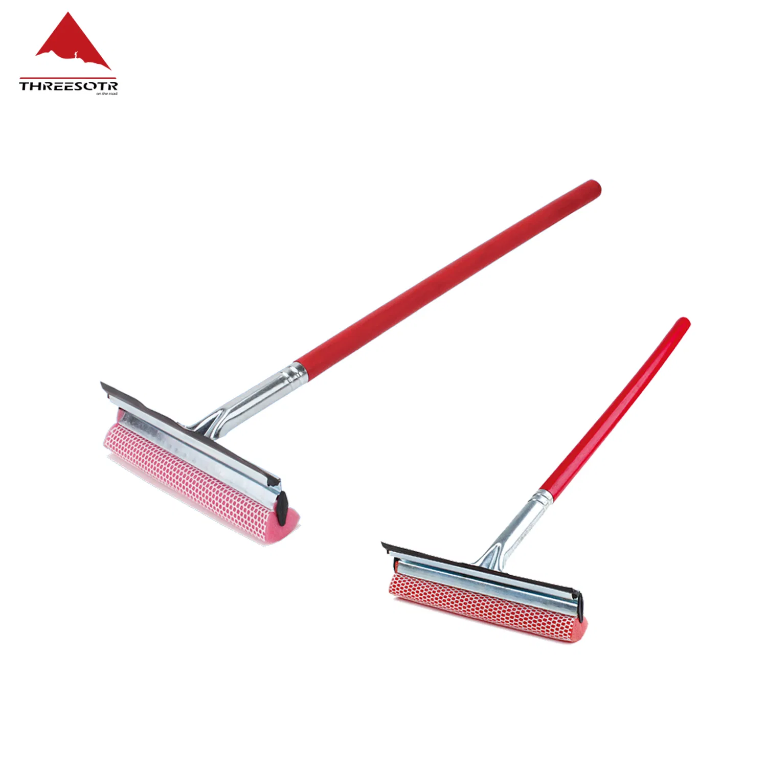 Набор щеток для мытья окон из губки и дерева