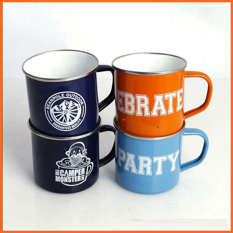 Customized Enamel Metal Mug