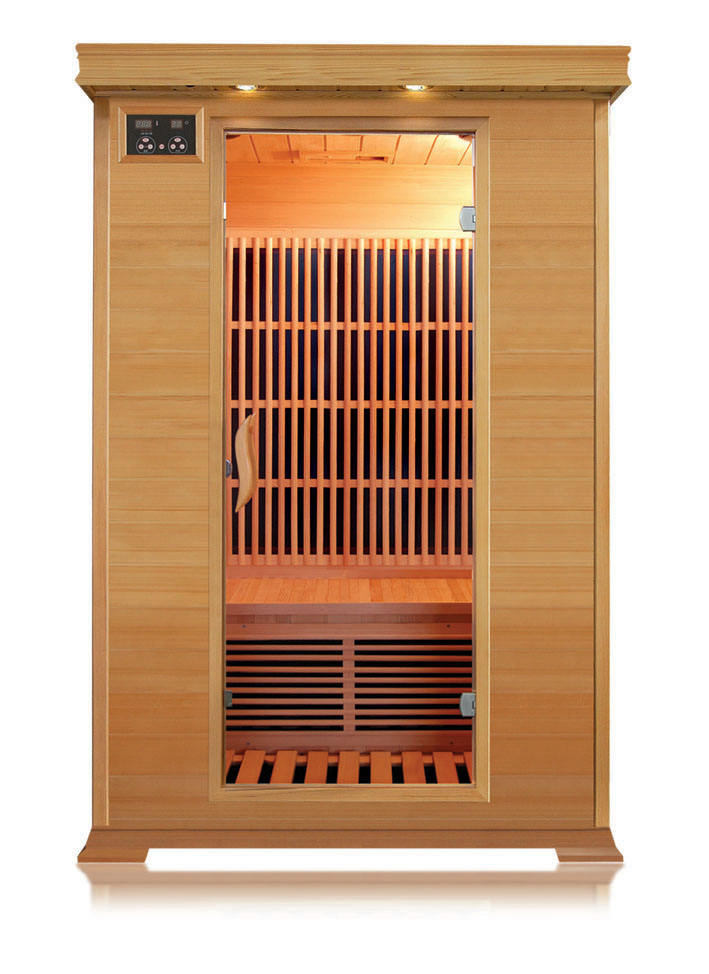 Деревянная сауна на 2 персоны из канадского красного кедра