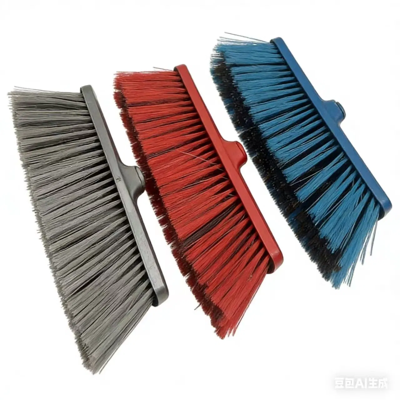 Ergonomic Plastic Broom for Quick Indoor and Outdoor Cleanup