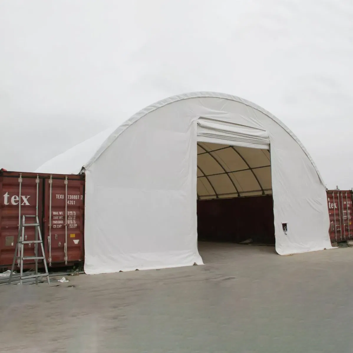 Double Truss Frame Container Shelter for 40FT Containers
