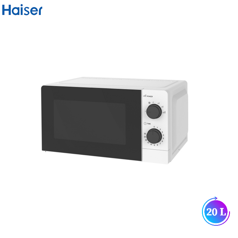 20 L Mechanical Microwave Oven Black Knobs Without Handle