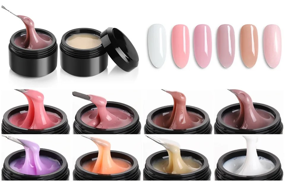 Bulk Nail Extension Gel Jars for Nail Art Businesses and Distributors