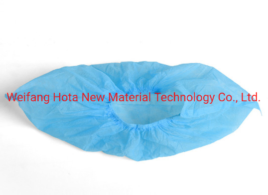 High Quality Washable Antistatic Reusable Antislip Cleanroom ESD Polyester Shoe Cover