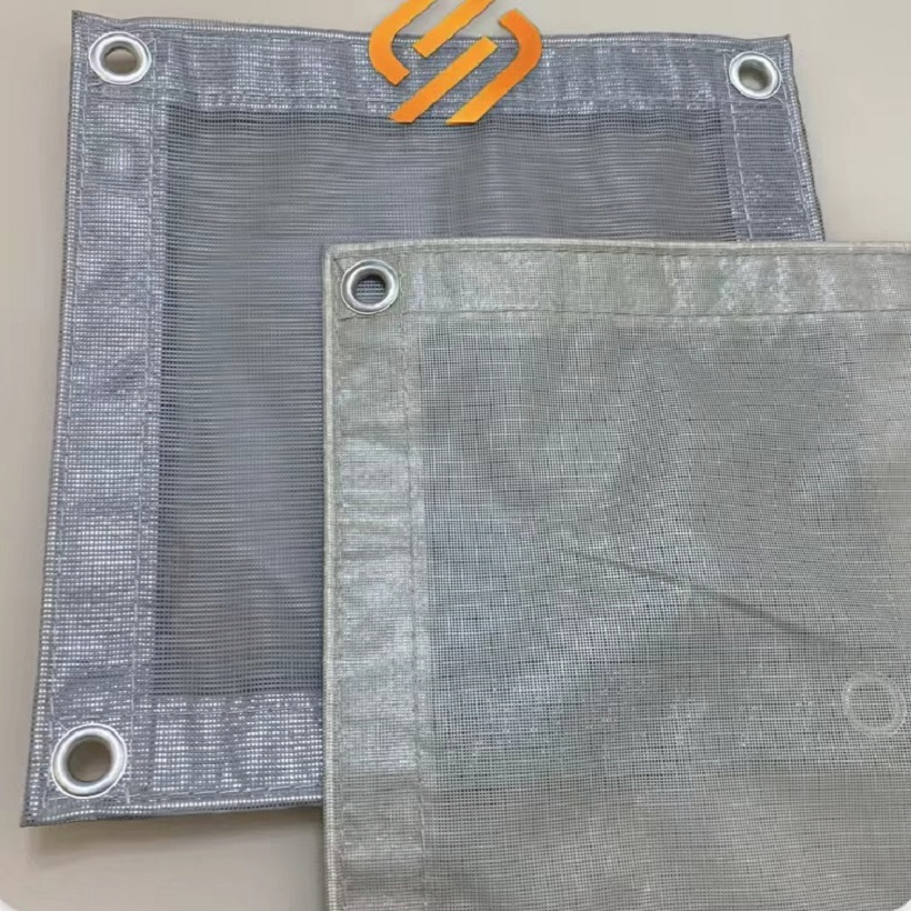 250d /24X24 130g Fire Retardant PVC Mesh Sheet for Construction Scaffolding Safety Net 1.8X3.6m