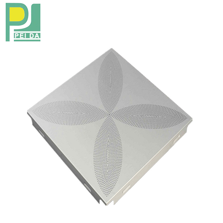 Interior Materials Clip in Aluminum Metal Roof Ceiling Tiles