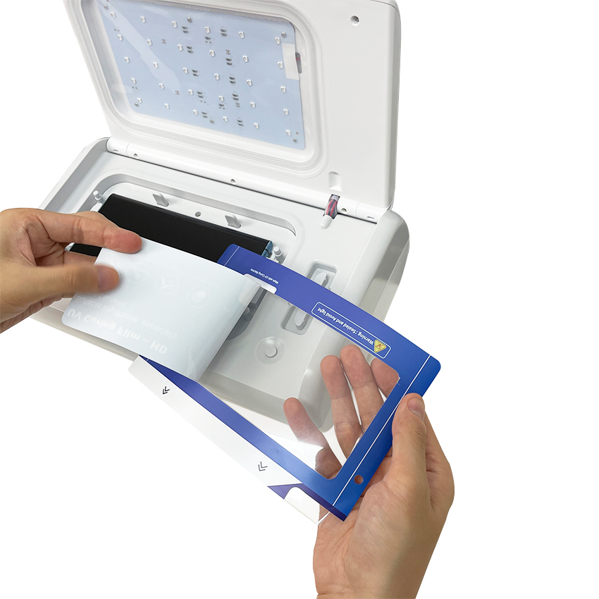 Машина для нанесения 3D UV-плёнки на изогнутые экраны телефонов