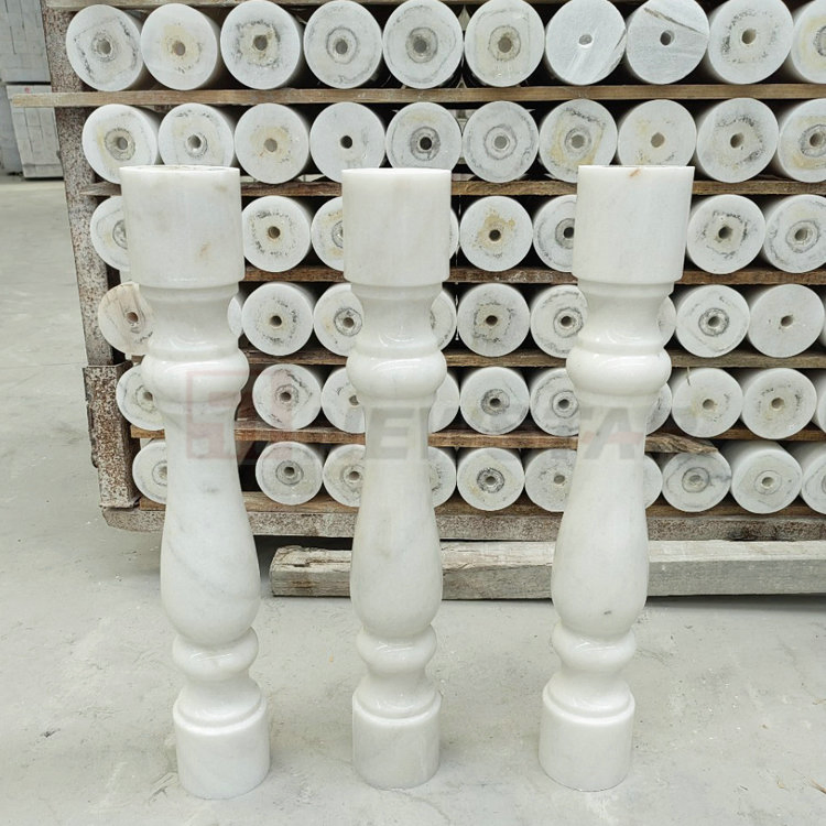 Marble Handrail Granite Baluster Marble Railing Price Wholesale Marble Baluster
