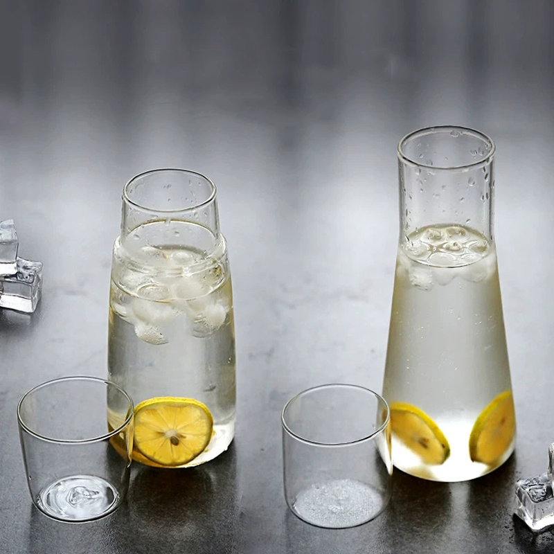 Glass Cooling Kettle Household Transparent Glass Juice Pot Living Room Water Jug