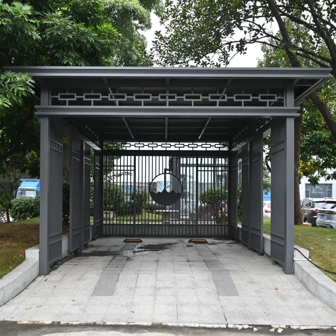 Metal Gazebo|Aluminum Pergola Garage Courtyard Decoration Prefab House