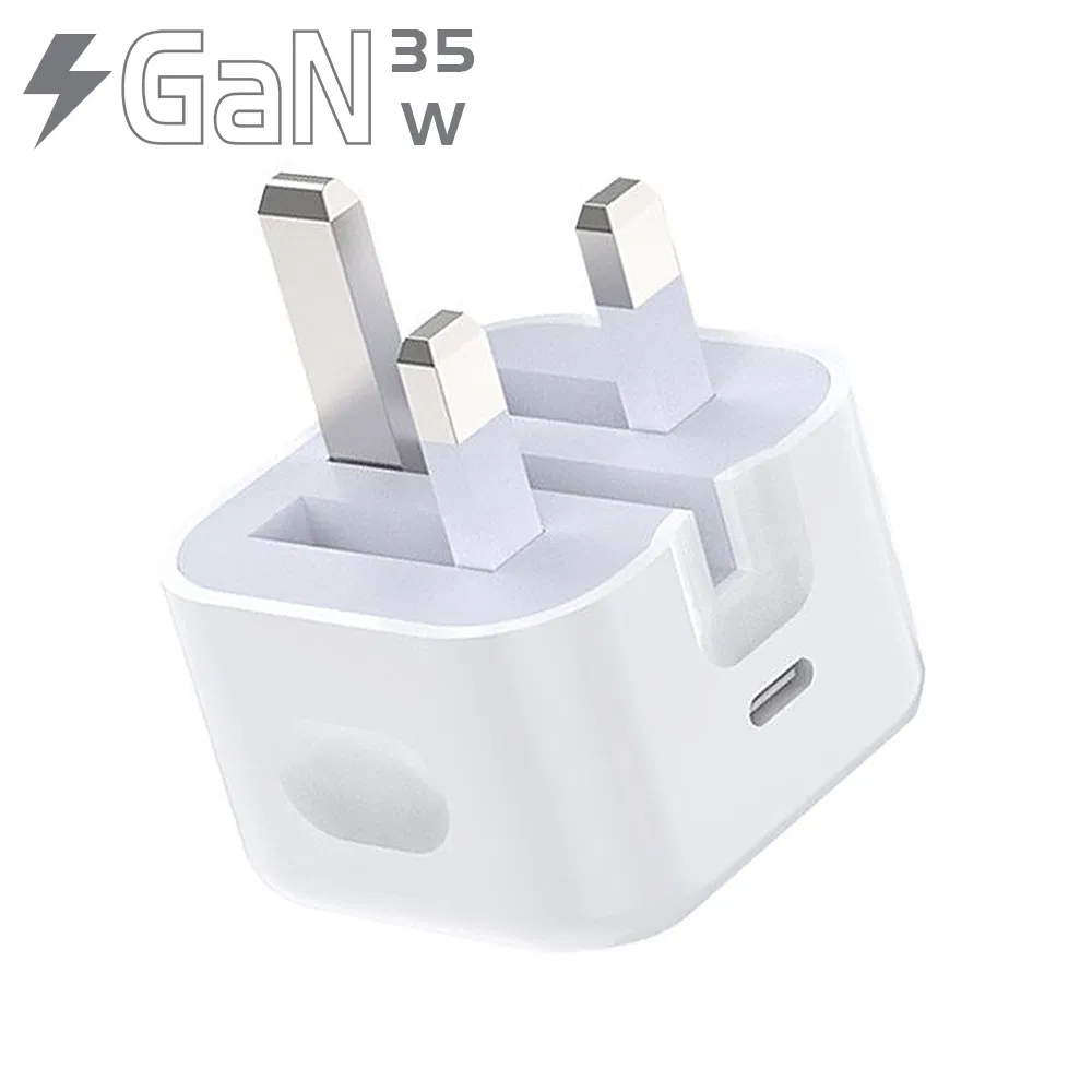 GaN зарядка 35W для iPhone и Samsung, UK розетка