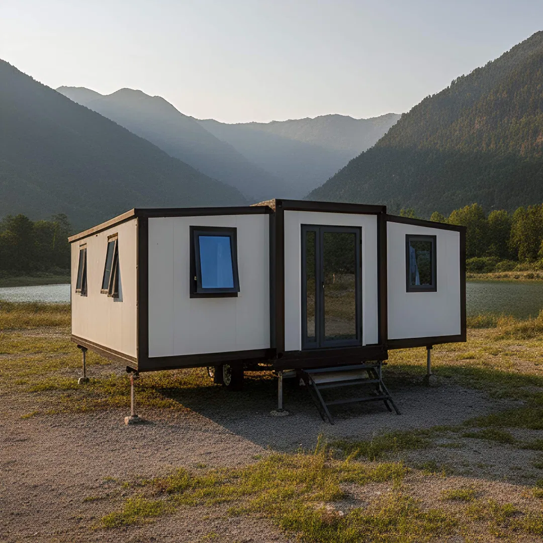 Wind-Resistant Prefab House for Mobile Hotel with Aluminum Alloy Window