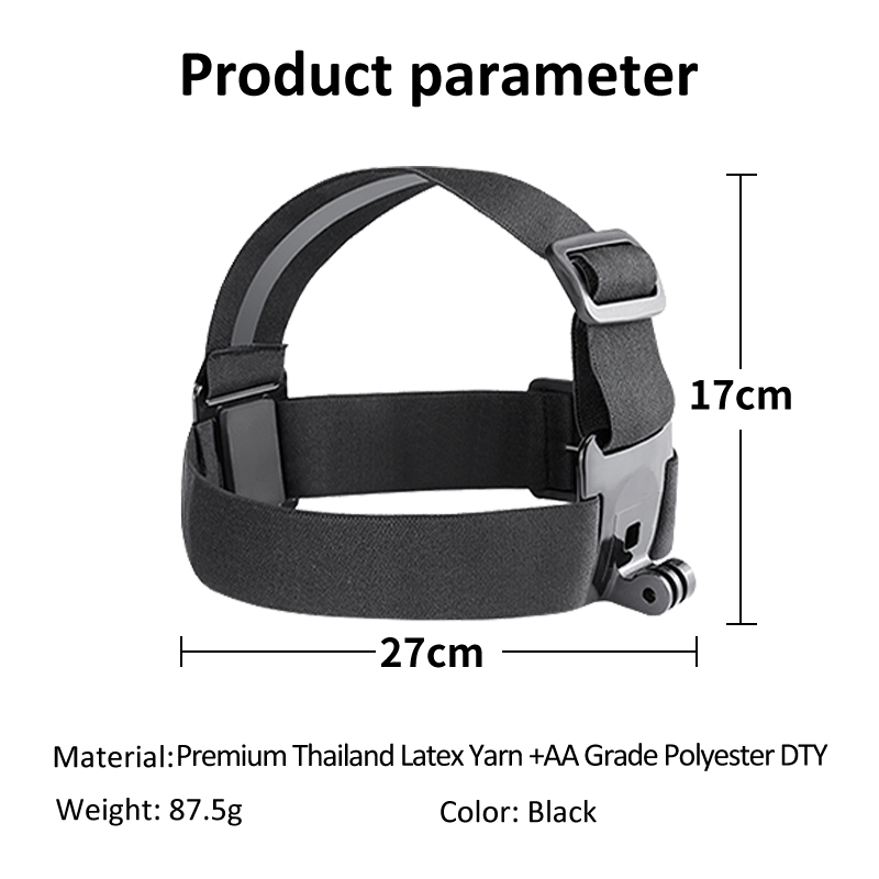 Elastic Headband Head Strap Belt Adjustable Action Camera Wyz15494