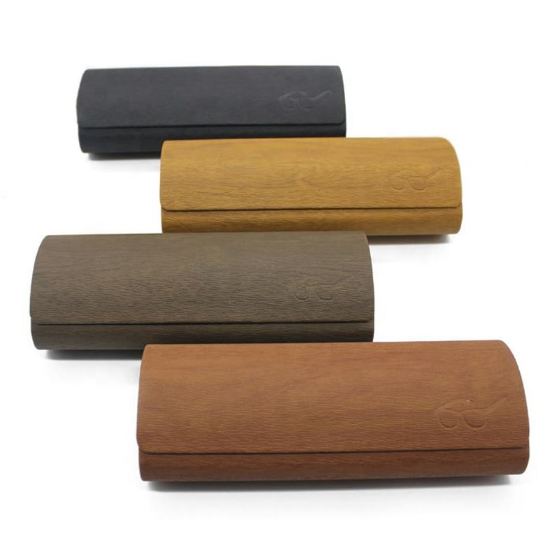 Sunglasses Case Leather Cover Metal Large Hard Packaging Box Sunglasses and Optical Glasses Organizer Multi-Color Customization