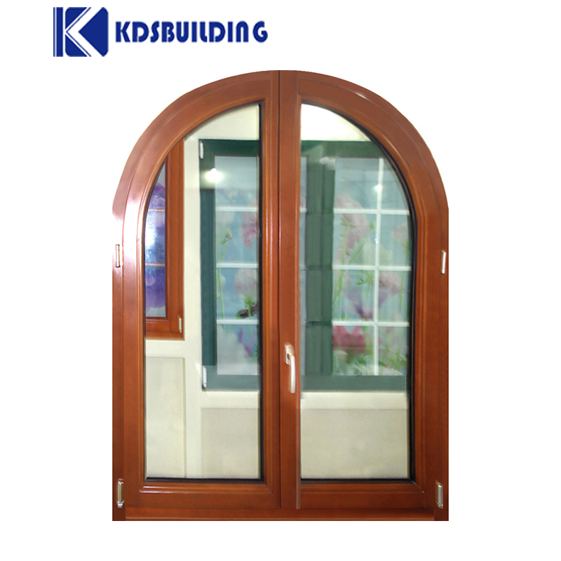  Round New Design Solid Series Door and Windows Arch Wooden Window Design