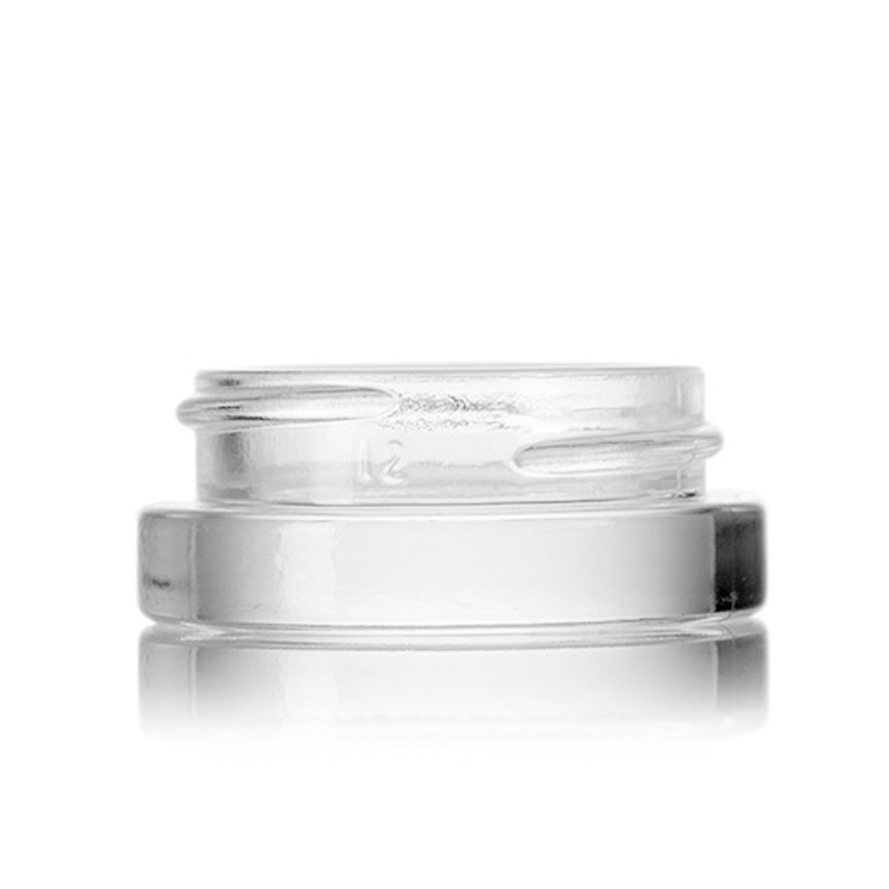 Набор стеклянных баночек для косметики 7 мл, матовые