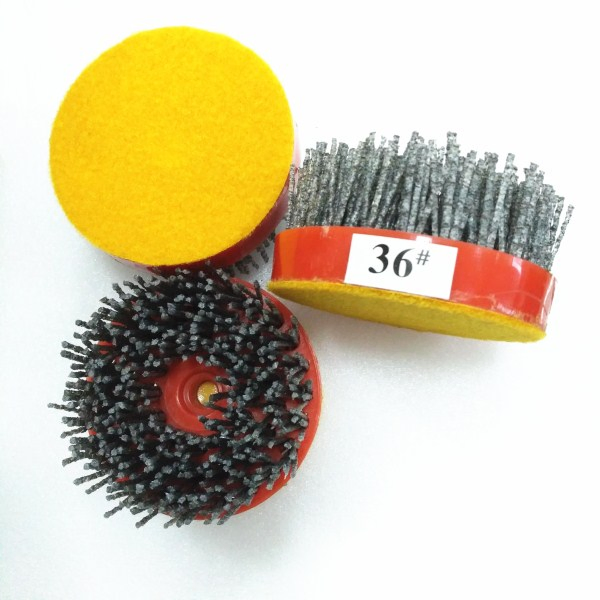 Абразивная щетка круглая античная для гранита