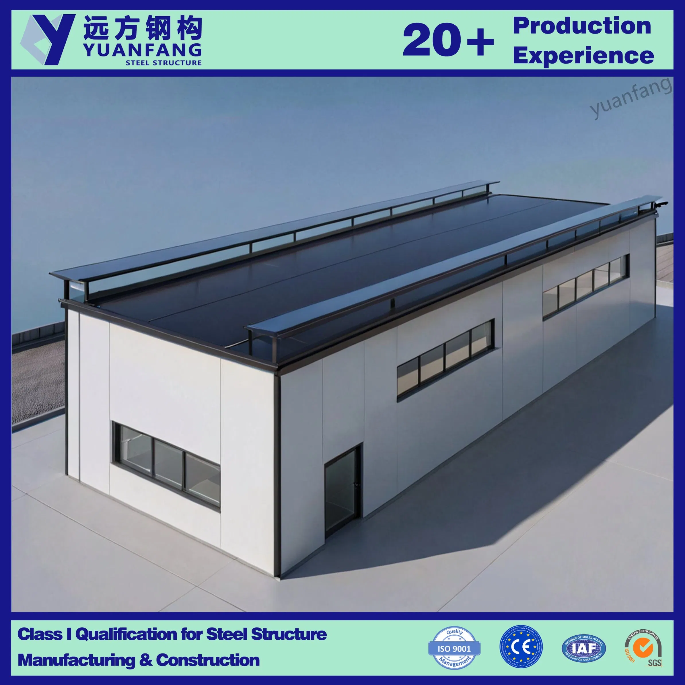 China New Modern Wholesale Construction Building Material of Light Steel Structure Guardroom for Factory