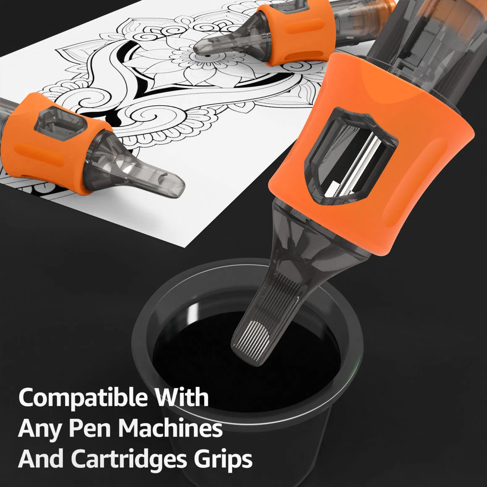 Yaba High Quality Soft Finger Ledge Private Label Disposable Tattoo Needle Cartridge