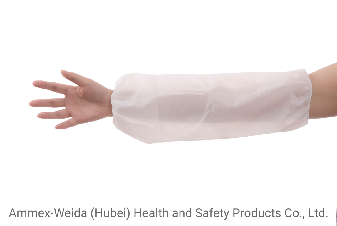 Waterproof and Oil-Proof Single Use Non-Woven Oversleeves for Arm-Protection and Keep Sanitary