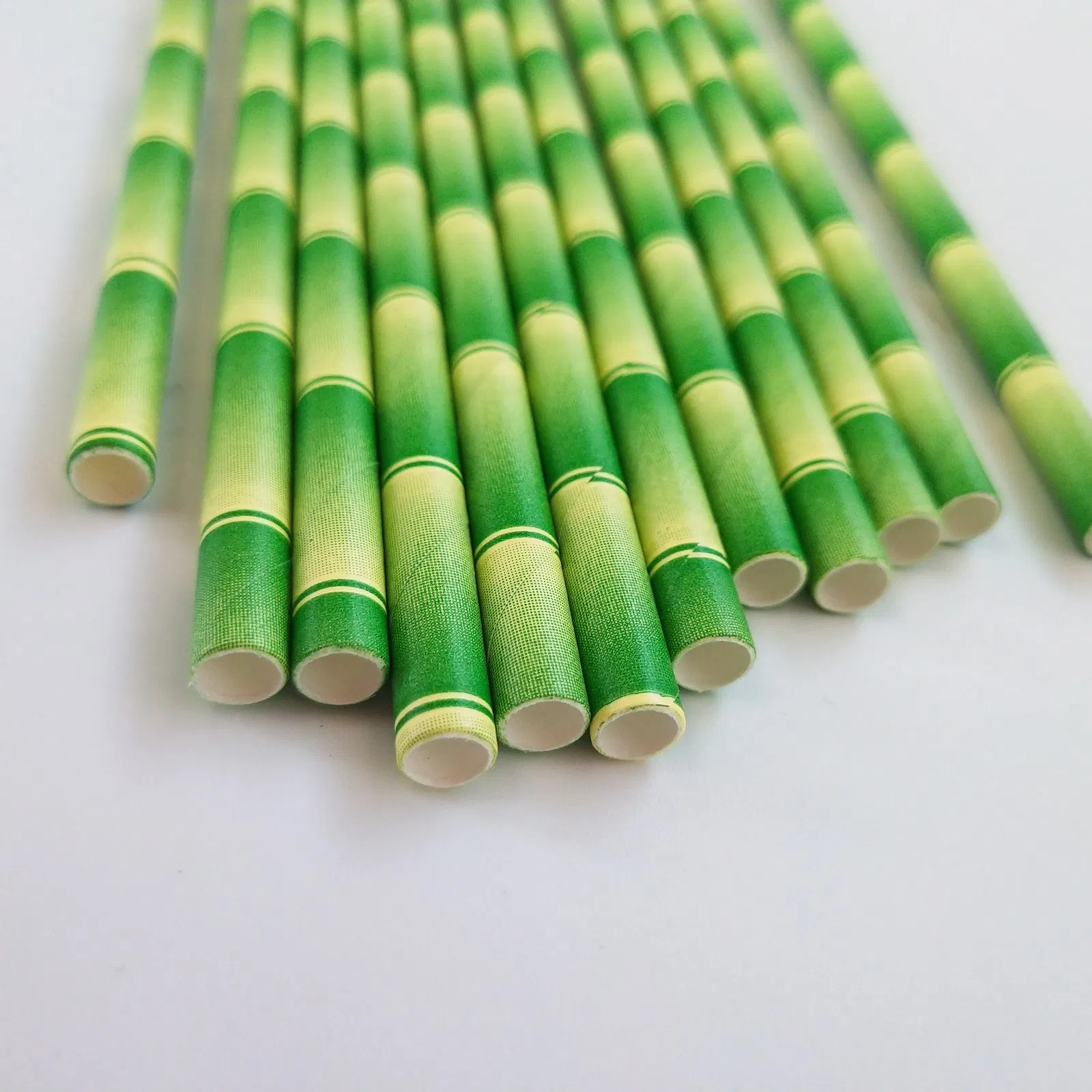 Environmental Pattern Styled Paper Drinking Straws