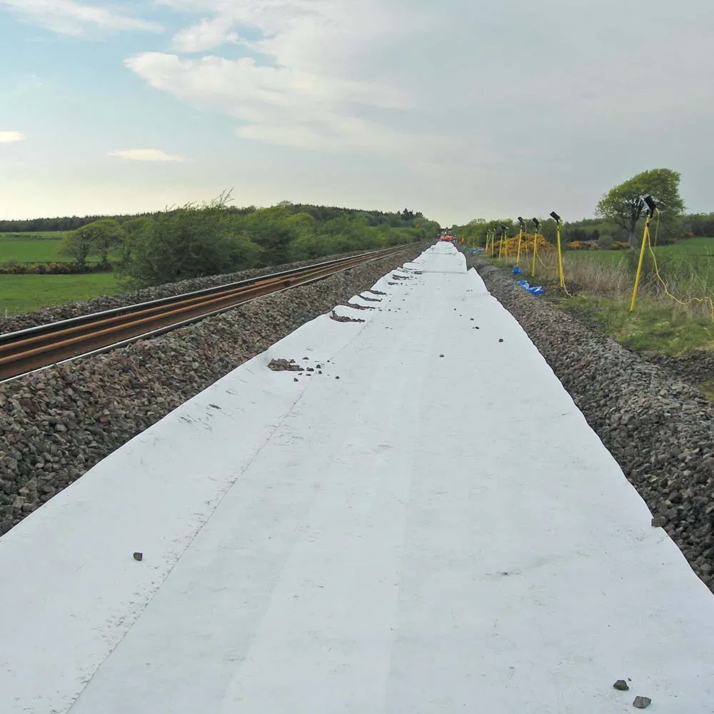 200g 300g Nonwoven Geotextiles PP Pet Garden Road Construction Geotextile Fabric