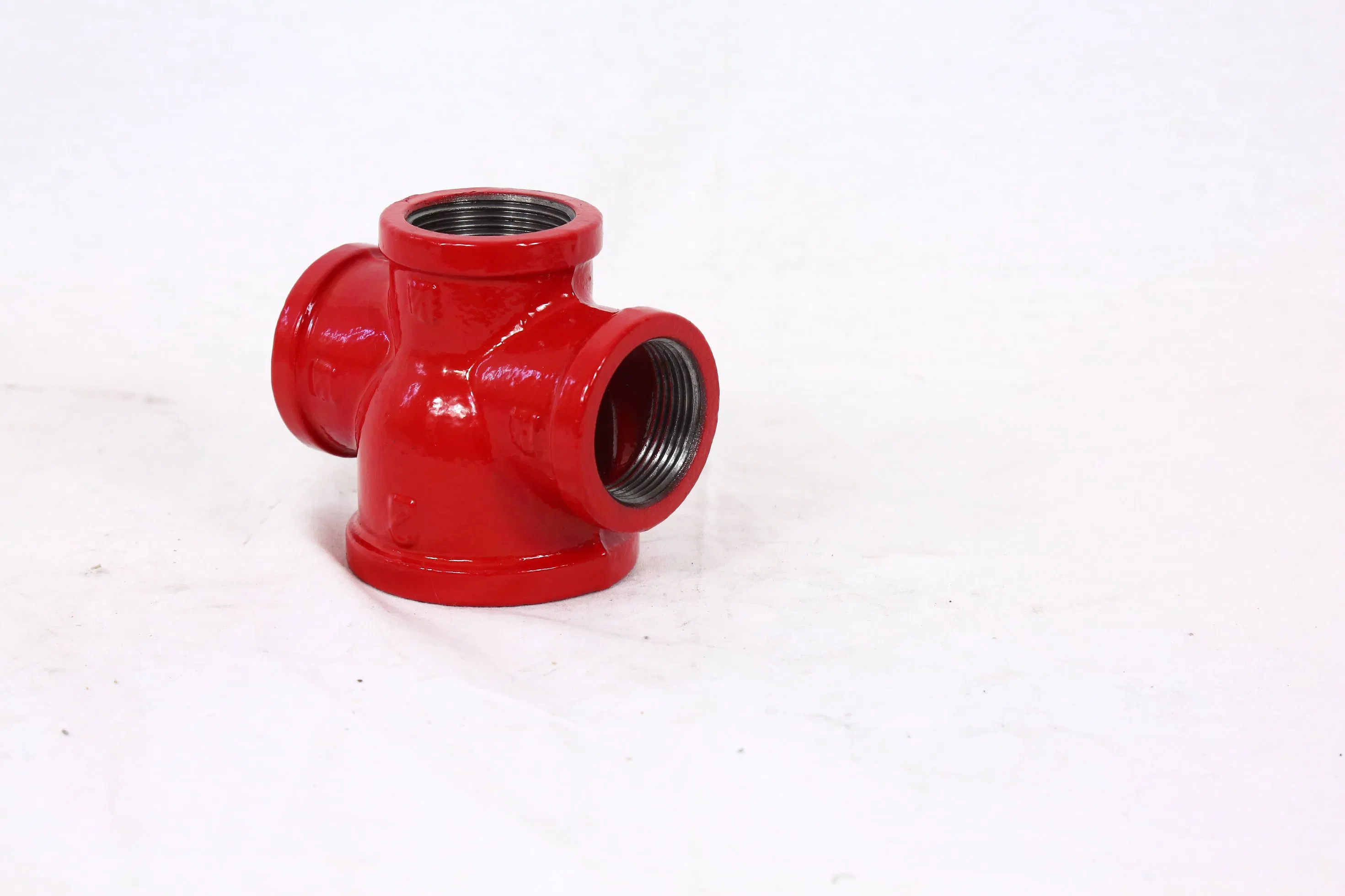 Kanaifu Customized Malleable Iron 4 Way Cross Equal Reducing Pipe Fitting Cross
