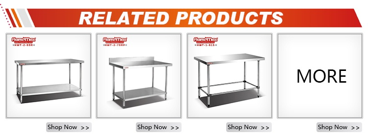 Professional Hwt 7 Series Commercial Kitchen Work Table for Chefs