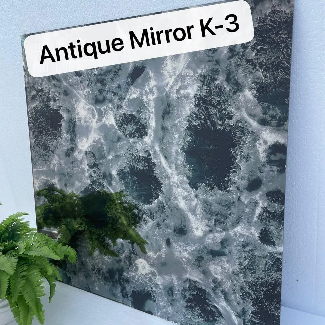 Decorative Wall Antique Mirror Glass Colorful Antique Mirror