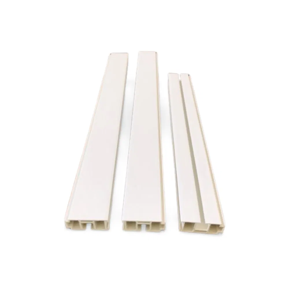 Dual Track Slim PVC Ceiling Rail for Heavy Curtains, White Rigid Profile, Smooth Glide