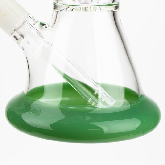 12" Color Bottom Glass Hookah with Shower Head Wholesale Water Pipe Medusa Shisha