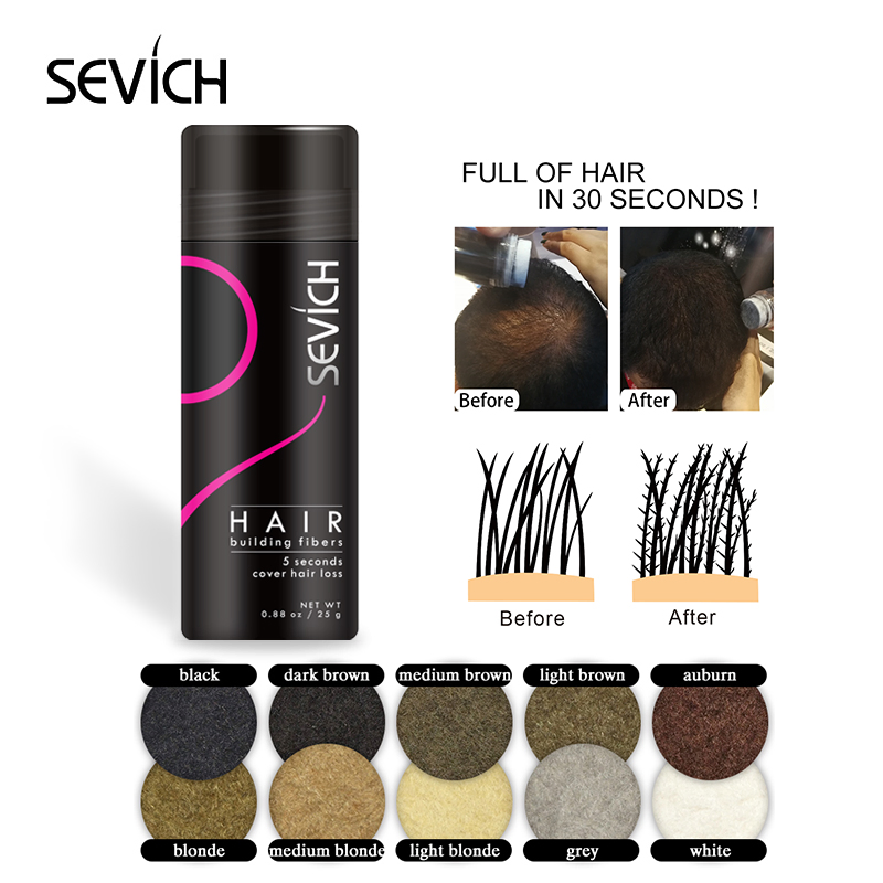 Thickening Keratin Hair Building Fibers Fibre Spray Powder for Thinning Hair
