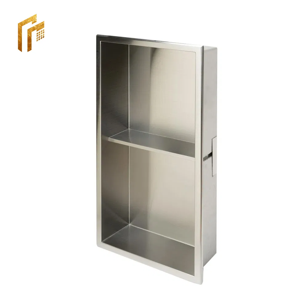 Ниша для душа из нержавеющей стали 304, золото