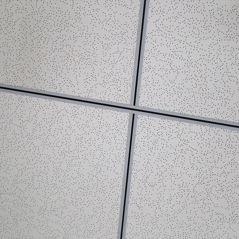 High Nrc Noise-Reducing Mineral Fiber Board 603X603mm Stylish Acoustic Ceiling Tile