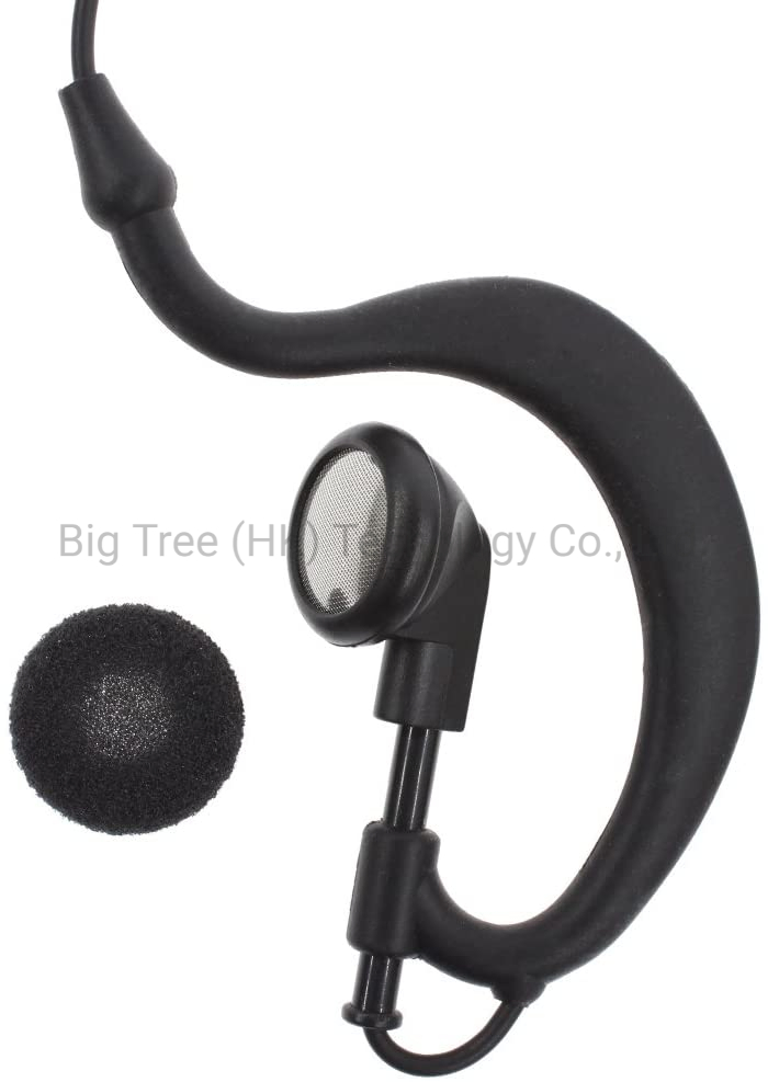 G Hook Earpiece for Motorola Dp3400 Dp3600 Dgp4150 Dgp6150 Xpr6500 Xpr6550 Radios