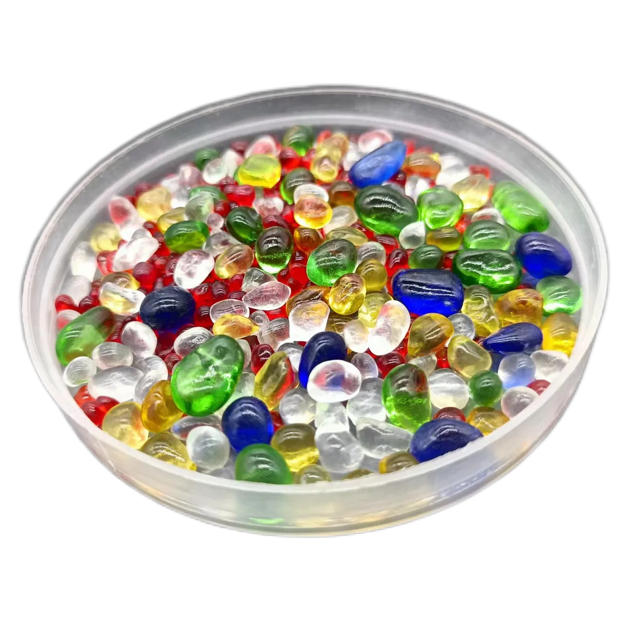 Customizable Colored Glass Beads for DIY Projects and Crafts