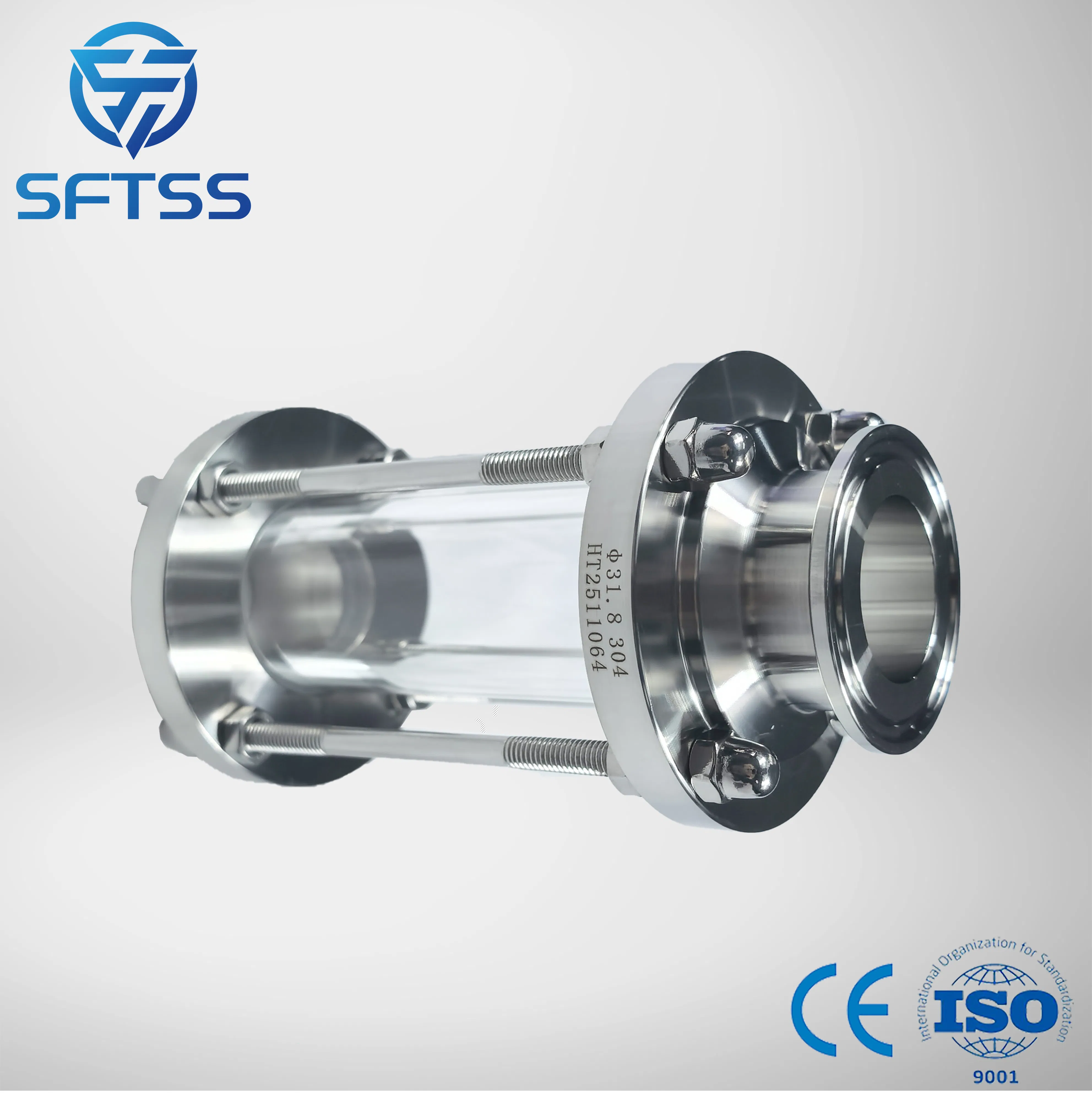 Premium Stainless Steel Clamp Sight Glass for Industrial Use