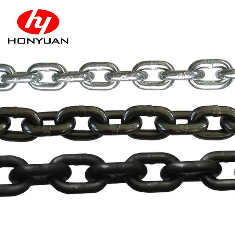 1.15 Ton Alloy Steel Chain 6 mm G80 Black Link Chain