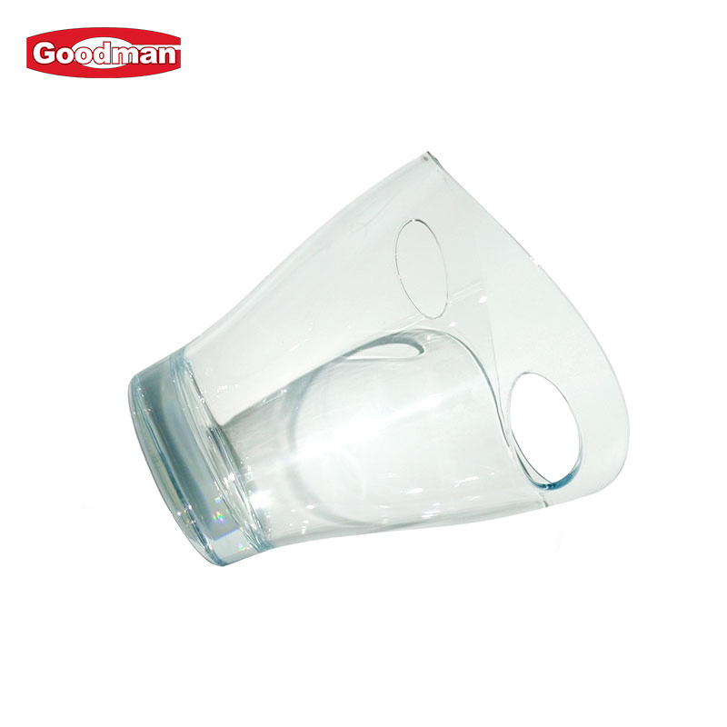 Restaurant Bar Table Whiskey Champagne Cooler Plastic Wine Bottle Holder Clear Ice Bucket Plastic Beverage Tub