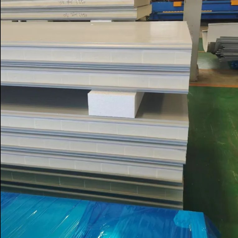 PU Rock Wool Glass Wool Wall Roof Sandwich Panels Heat Insultaion