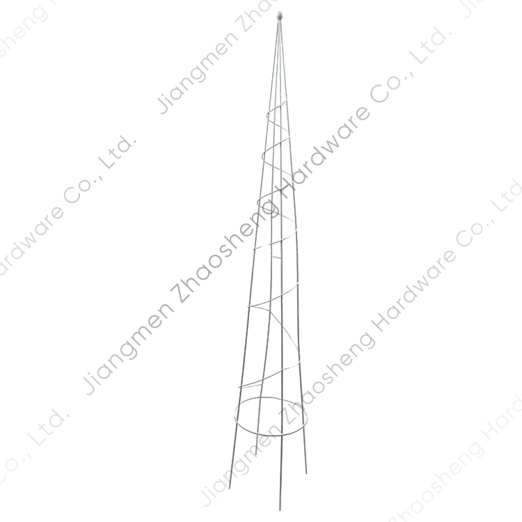 Wire Tomato Cage Plant Pillar Outdoor Spiral Obelisk Plant Support for Garden Tomato Trellis Climbing Plant