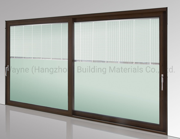 195 Series 3 Track Aluminum Glass Sliding Entrance Door