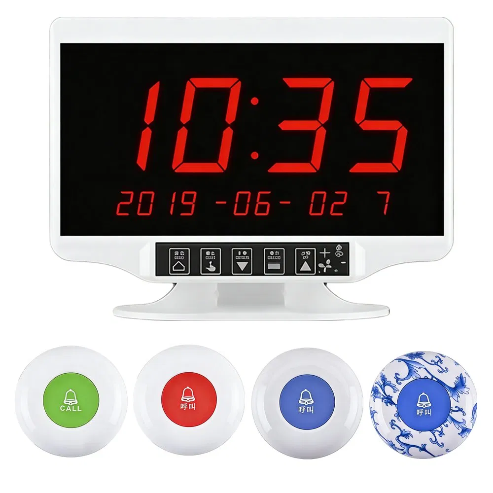 Waterproof Wireless Call Button for Restaurant, Tea House & Hotel Room Service
