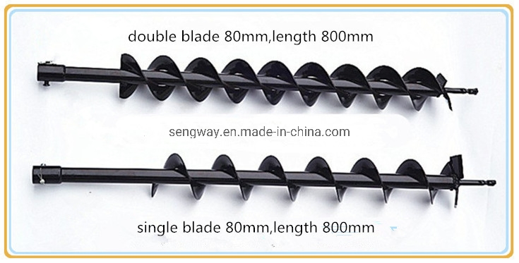 400mm Single Drill Bit Earth Drill Blade Earth Auger Head