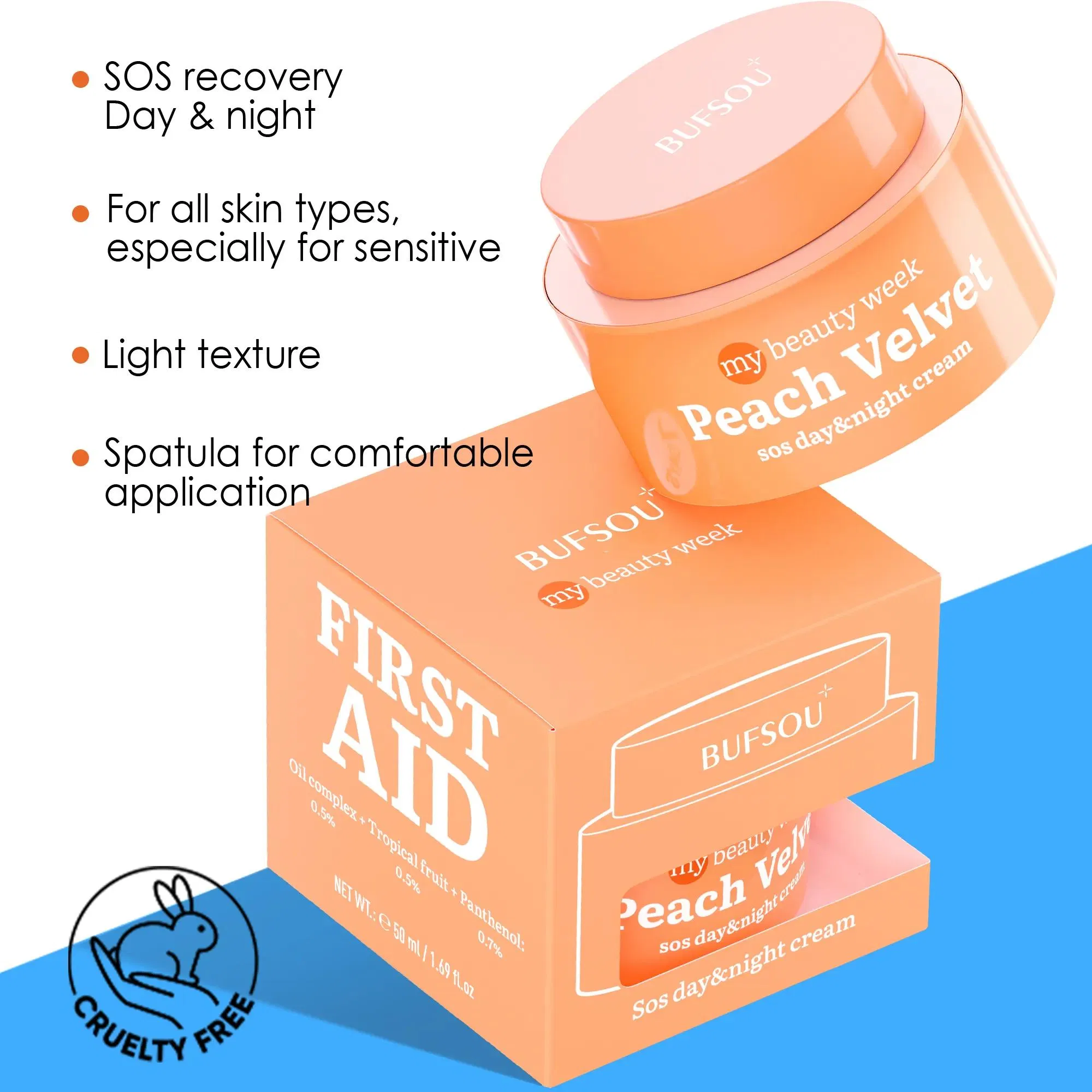 Private Label New Day and Night Facial Cream Repair Deep Dry Skin Revitalizes Hydrate Moisturizing Face Repair Cream