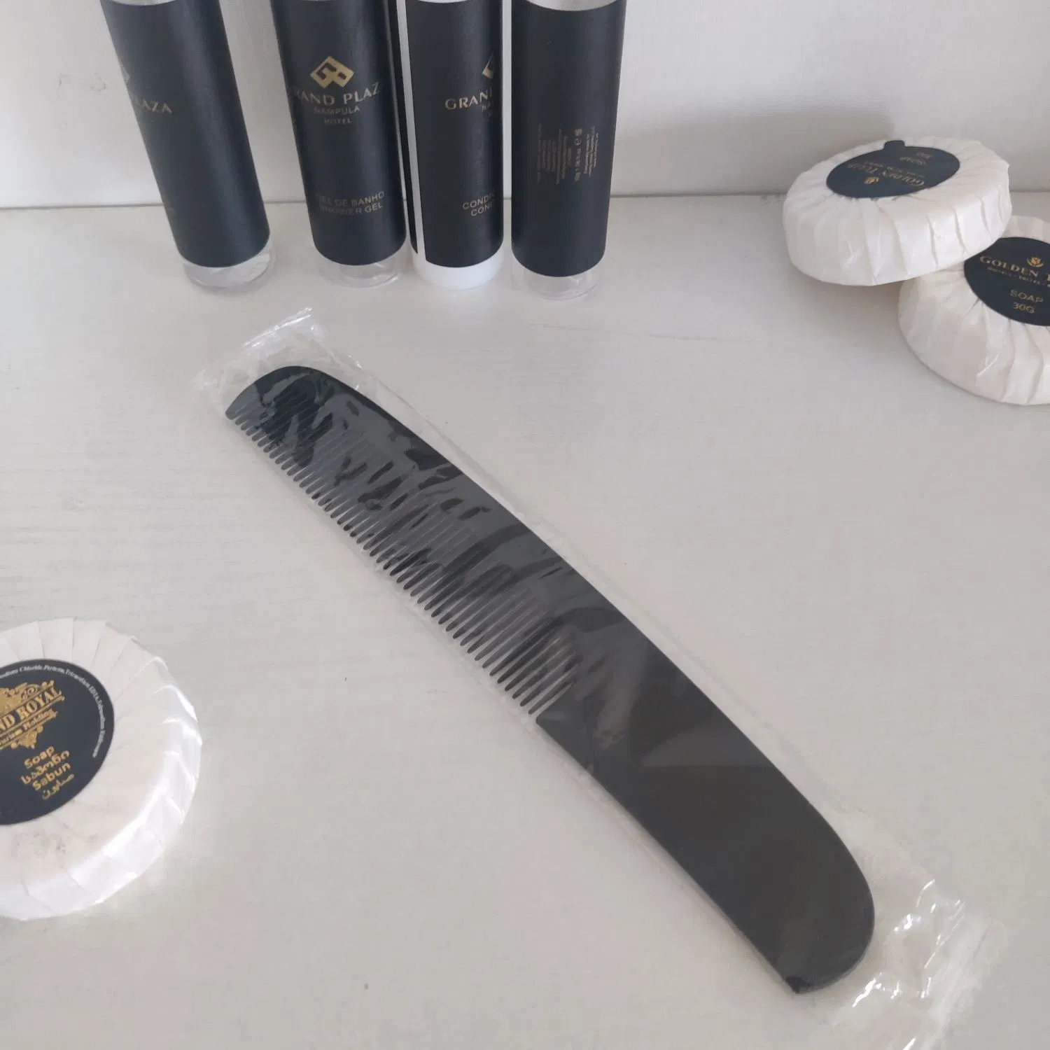 EEC Friendly Biodegradable Wheat Disposable Hotel Comb